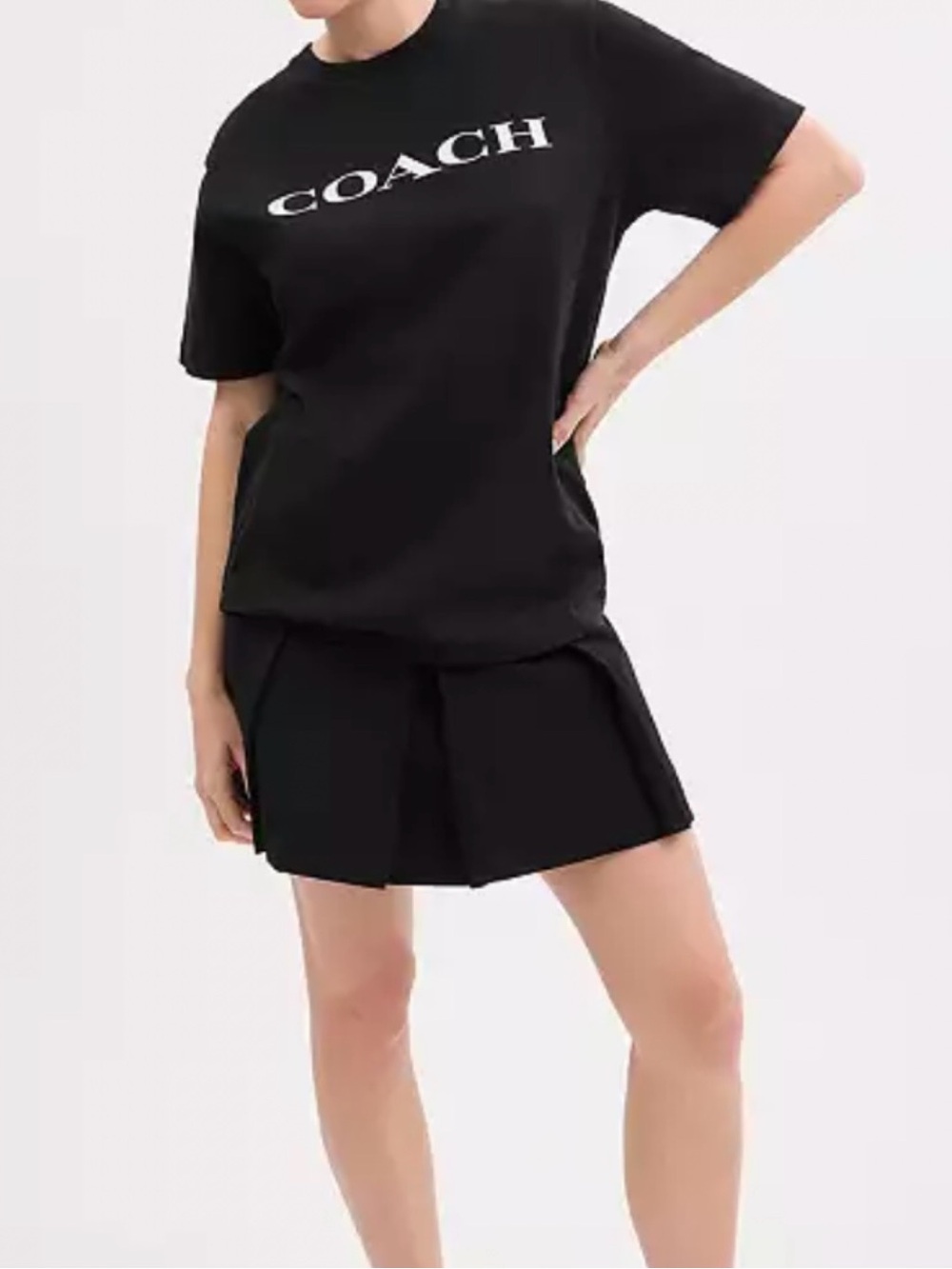 Coach Black Short Sleeve Tee with White Logo - CR035
Bundle and Save Today! - Picture 3 of 6